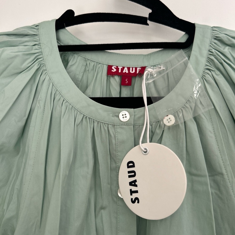 STAUD Vincent Dress Sage green Small